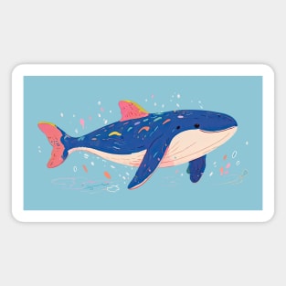 Cute Whale Magnet